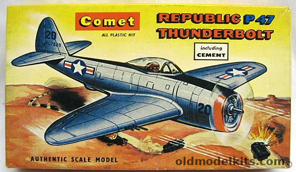 Comet 1/88 Republic P-47 Thunderbolt, PL30-39 plastic model kit
